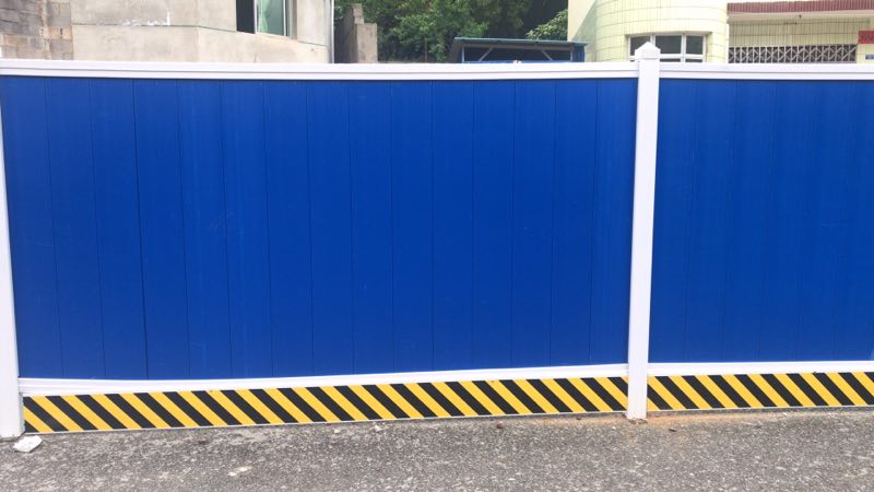 溪湖黄家湖工地围挡施工